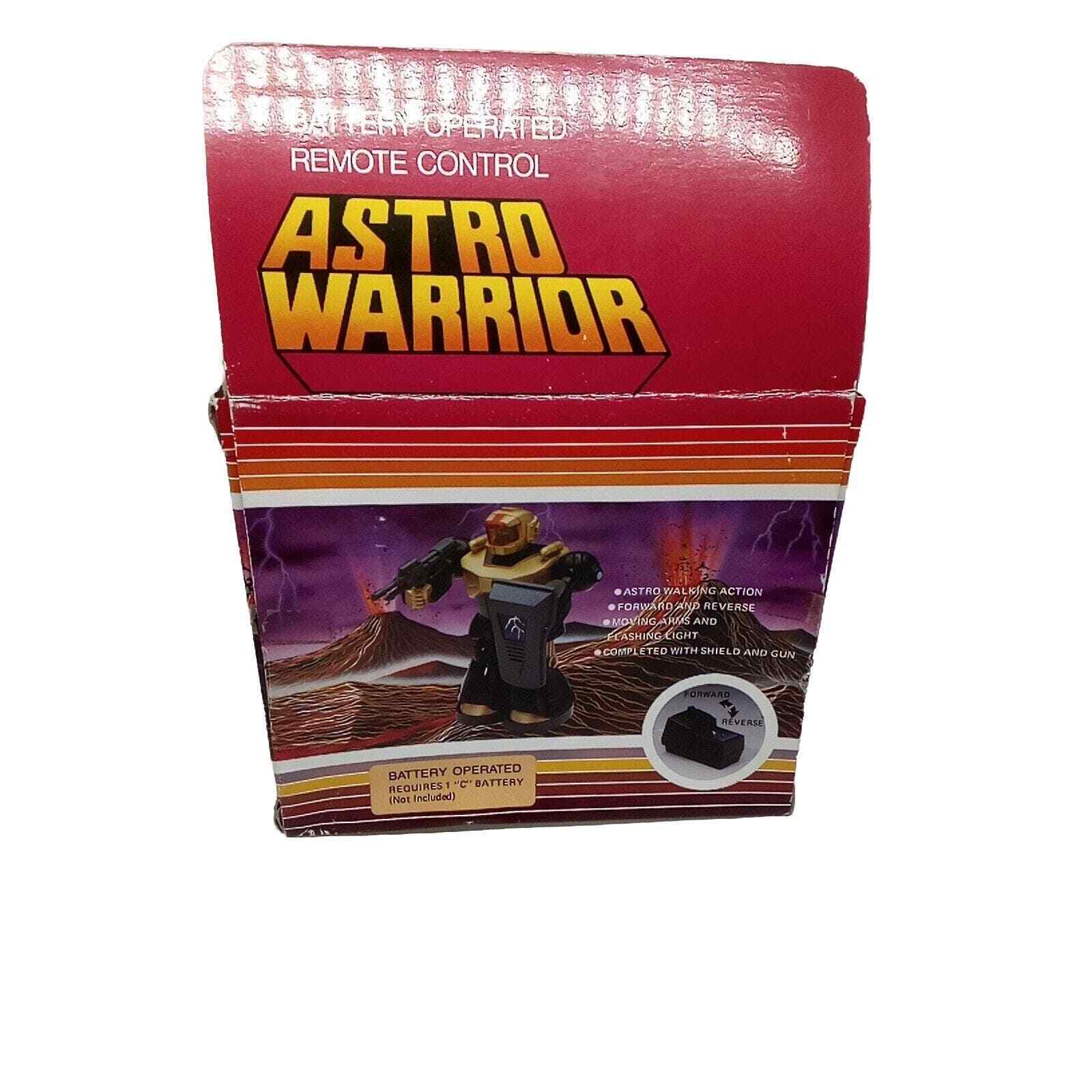 1985 Ciba Astro Warrior Battery Operated Wired Remote Control Motorized New