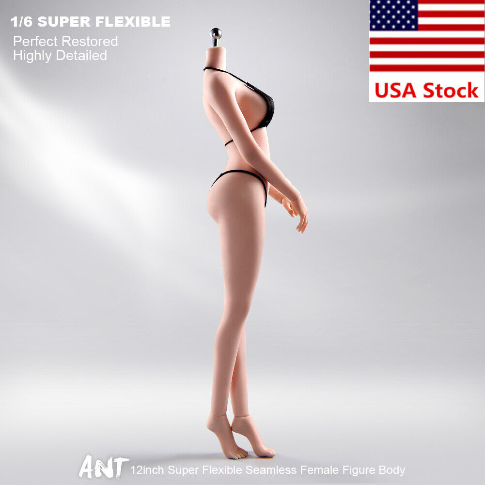 1/6 Female Medium Bust Makeup Super Flexible Joint Seamless Body For 12 »Figure