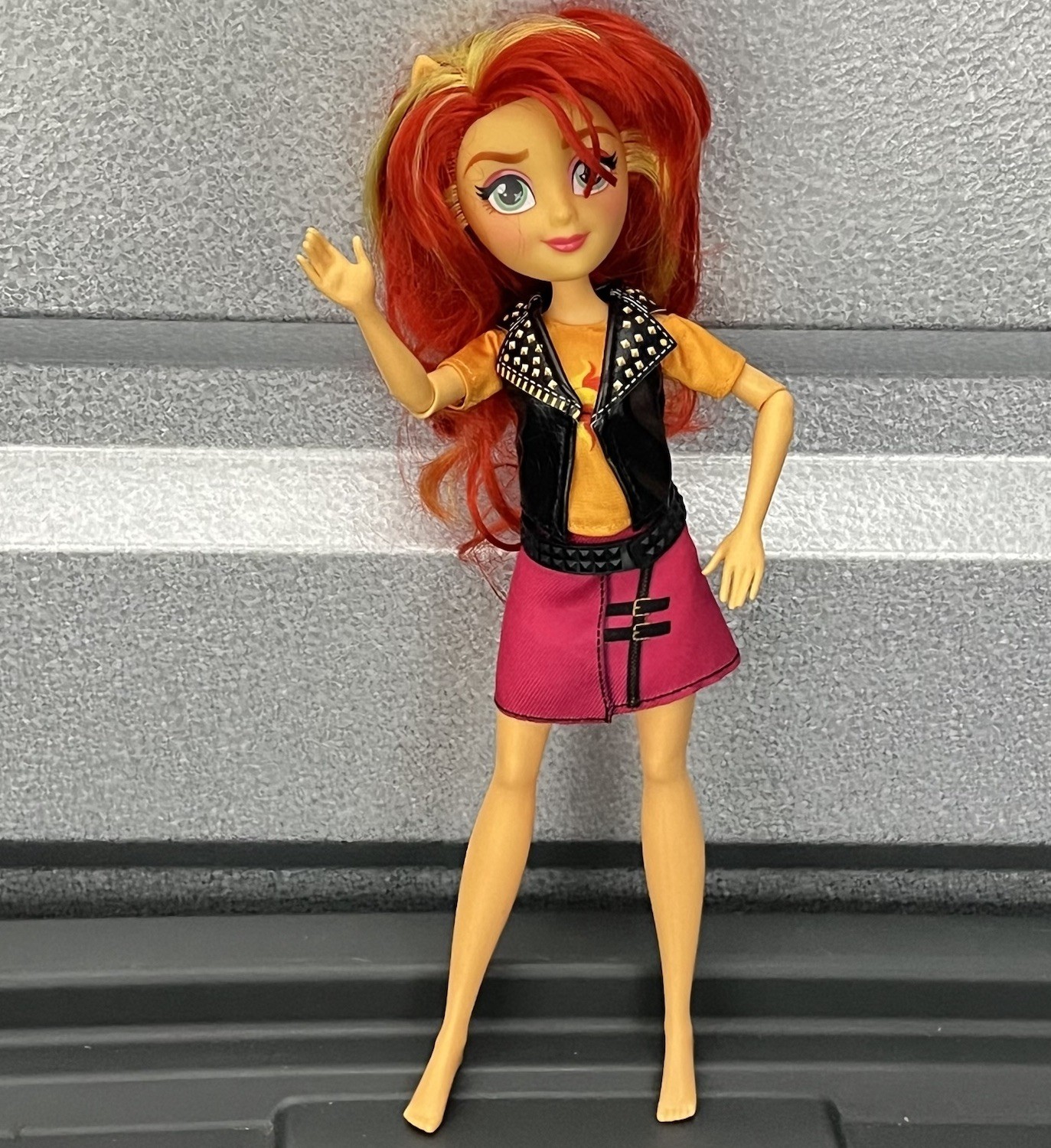 My Little Pony Equestria Girls Doll Sunset Shimmer MLP G4 Articulated Orange Red