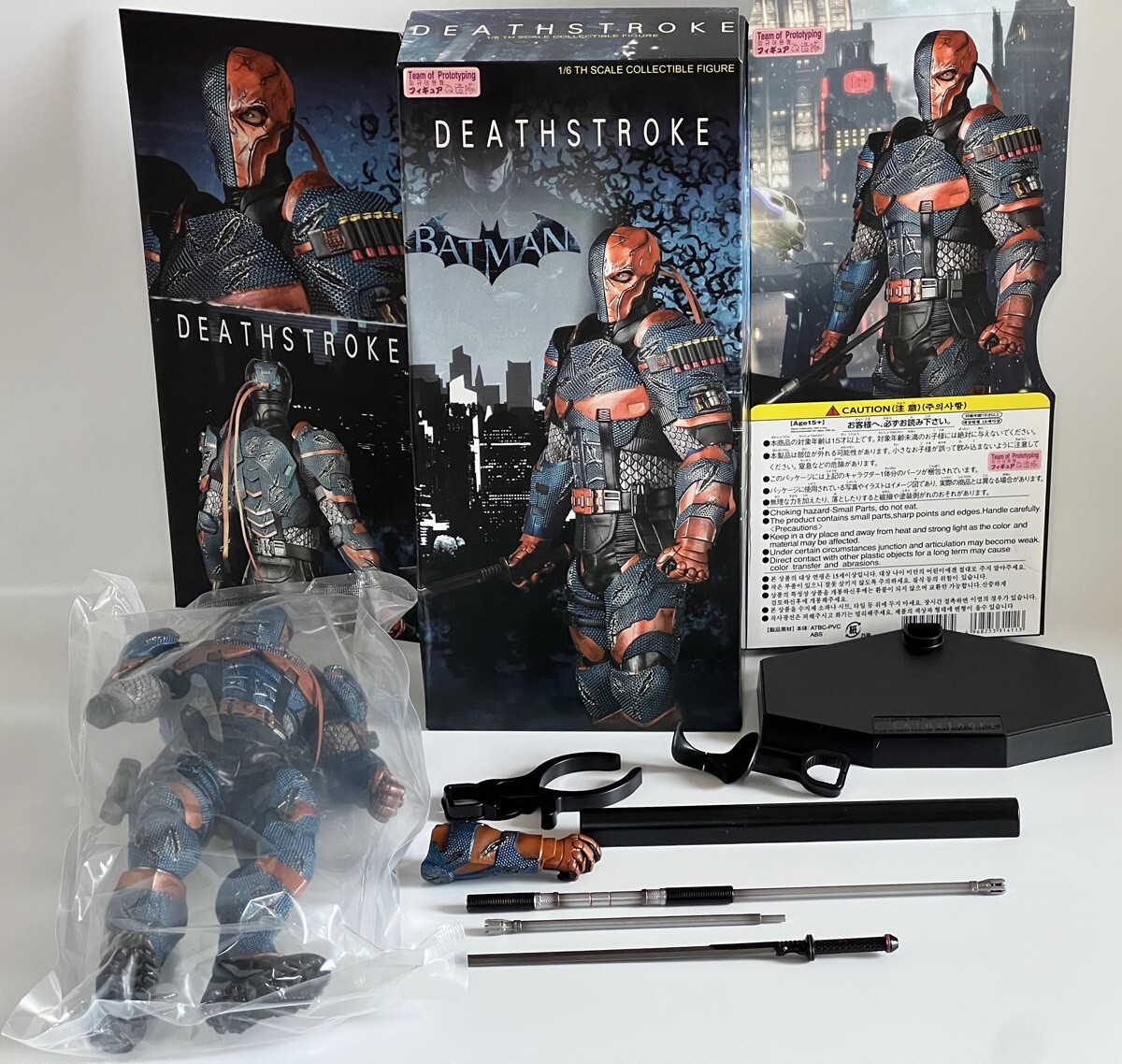 Deathstroke Action Figure 12&Prime; Statue Collection 1/6 Scale Model Toy IN Box Gift