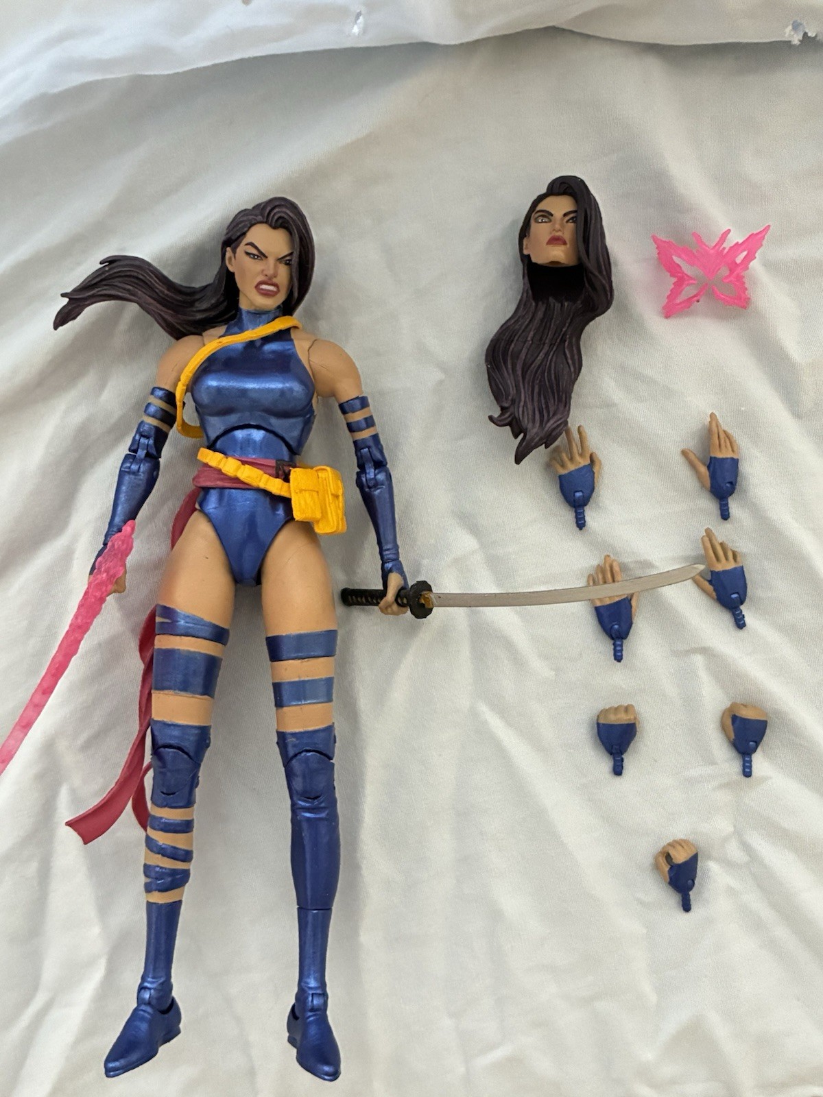 Diamond Select Marvel X-men Psylocke 7&Prime; Action Figure (used)