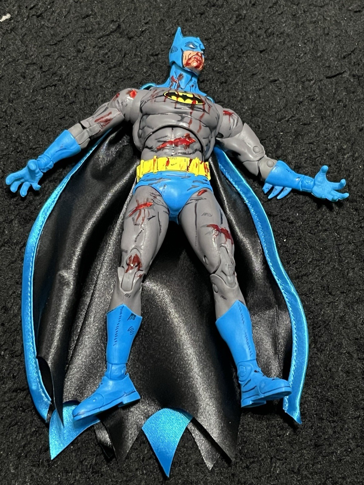 Batman: Knightfall DC Multiverse battle Damage Custom Paint