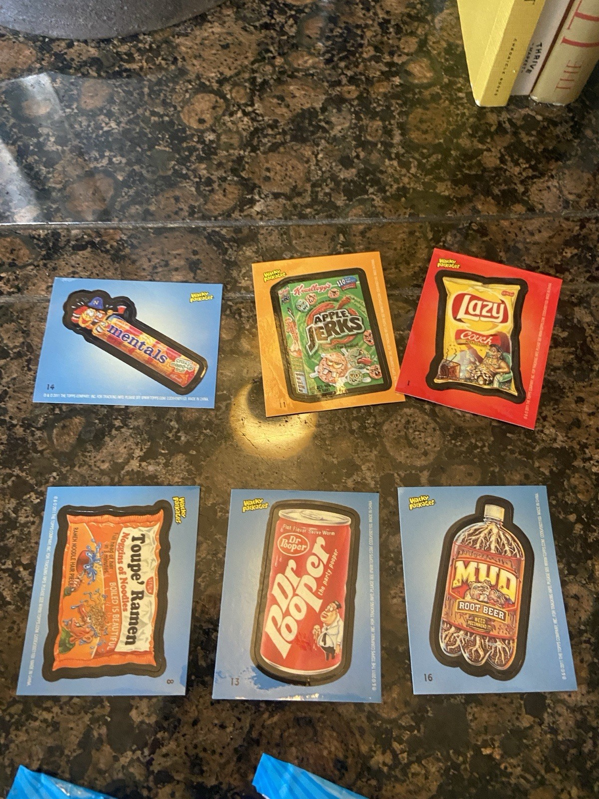 36 Topps 2011 Wacky Packages Mini Tiny Erasers Series Plus Stickers