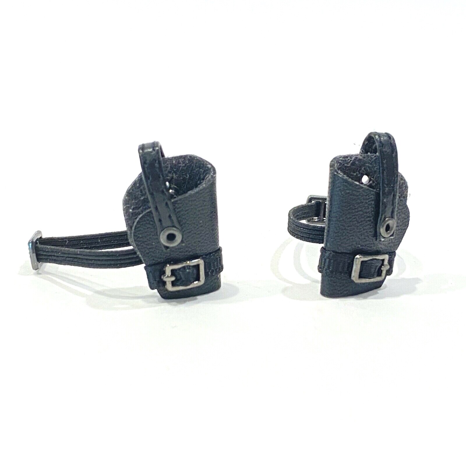 SU-LH-BLK: 1/12 Black Leg Gun Holsters x 2 (Left & Right) for 6&Prime; muscular body