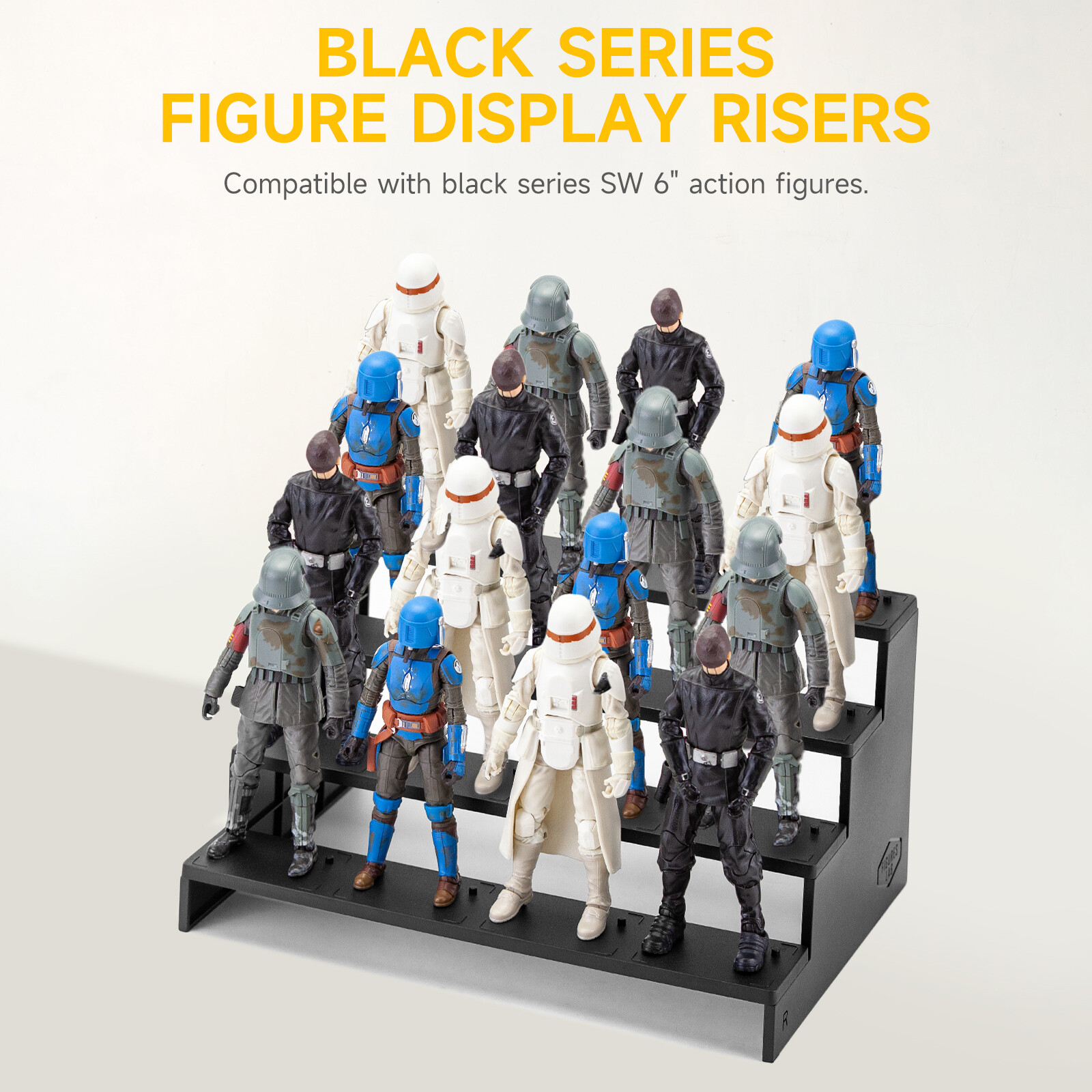 NEW Display Stands BASE Fits 6 » STAR WARS BLACK SERIES Figure GIFTS TOYS BLACK