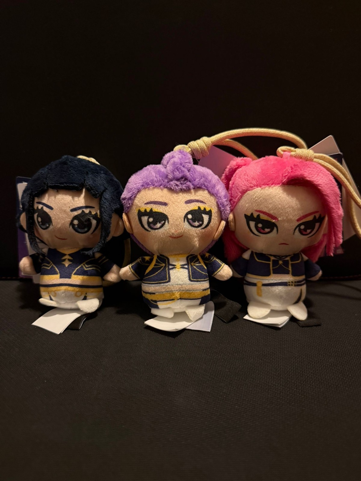 K-POP Demon Hunters 4&Prime; Plush Dolls w/Hanger Rumi Mira Zoey Set of 3 Netflix