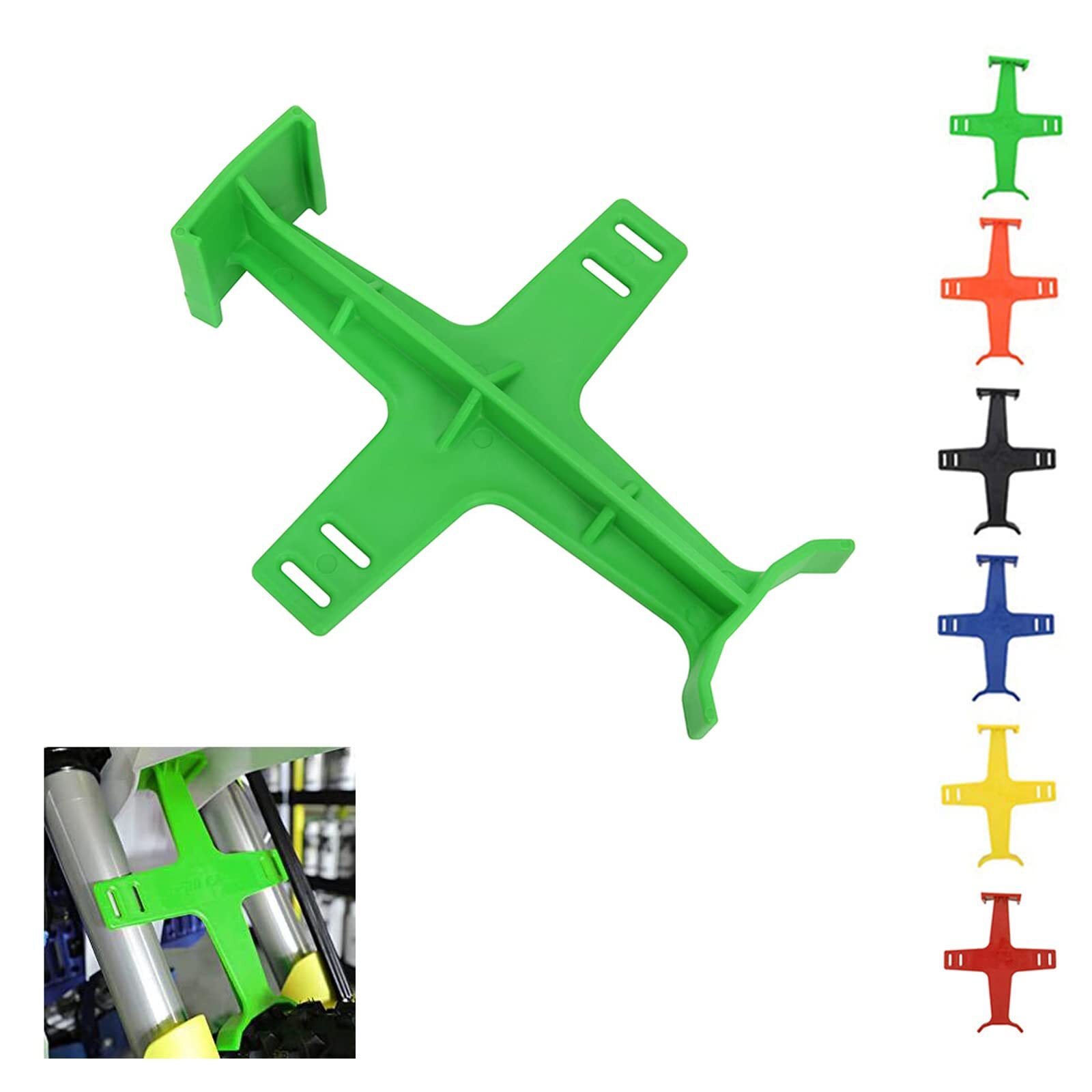 Universal Motorcycle Fork Guard Suspension Support Brace Transportation Tool Tie