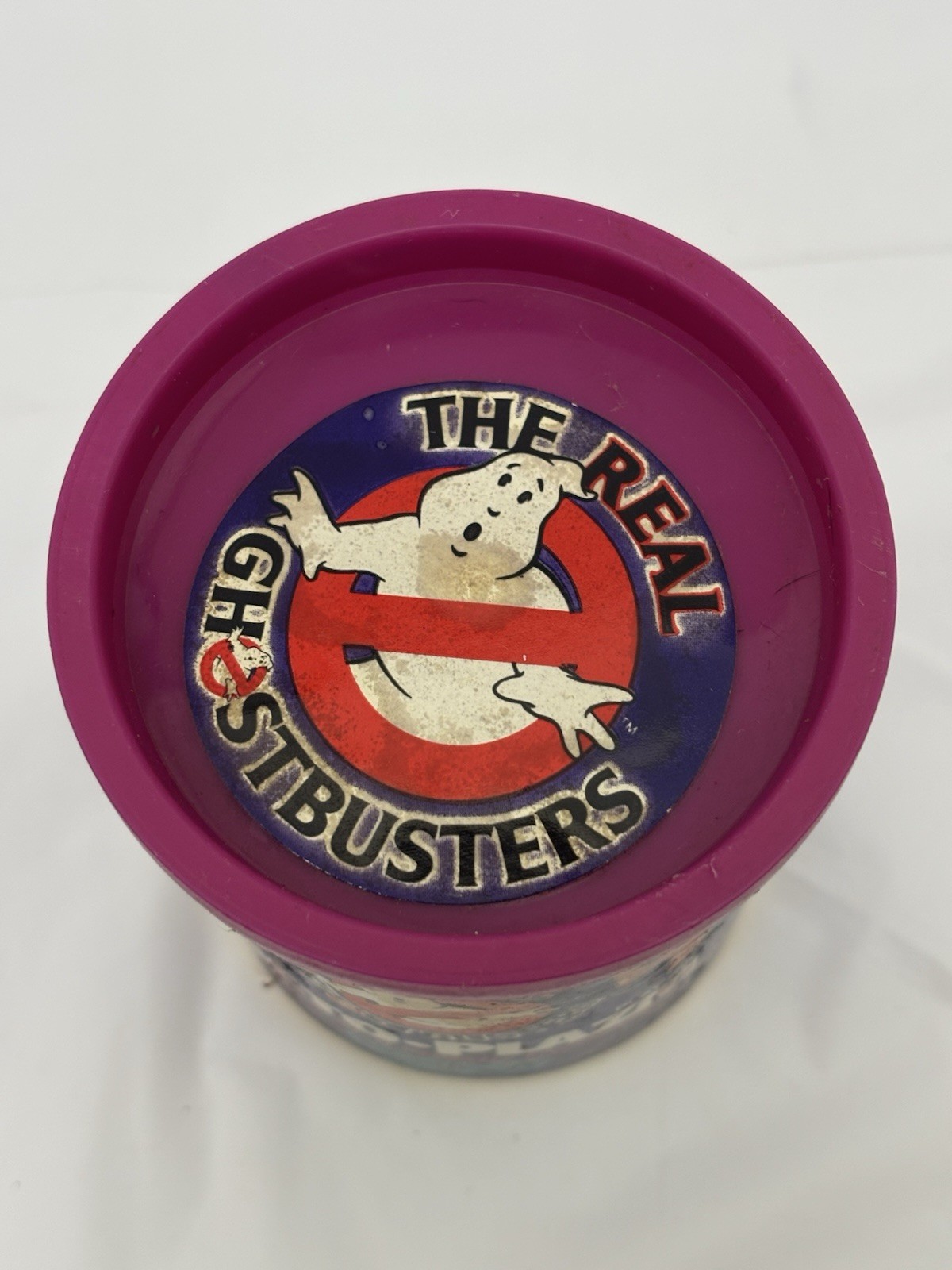 The Real Ghost Busters Purple Ecto-Plazm Kenner 1986 GOOD Gel Inside