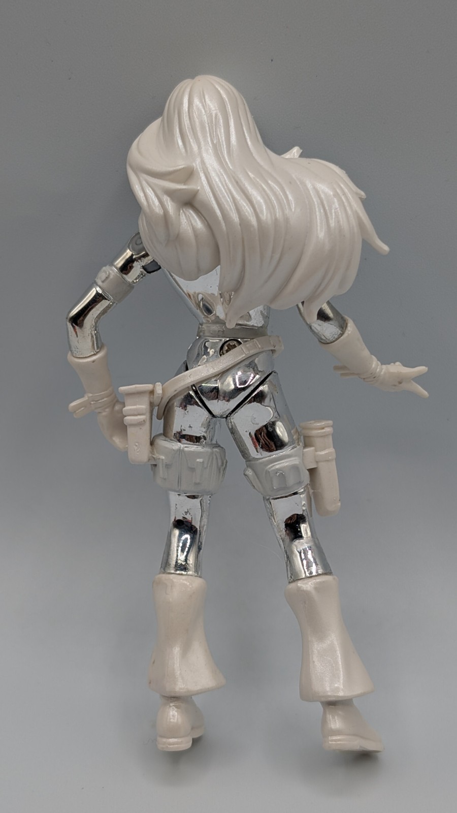 Silver Sable Spider-Man Sneak Attack Bug Busters 4&Prime; Action Figure ToyBiz 1998