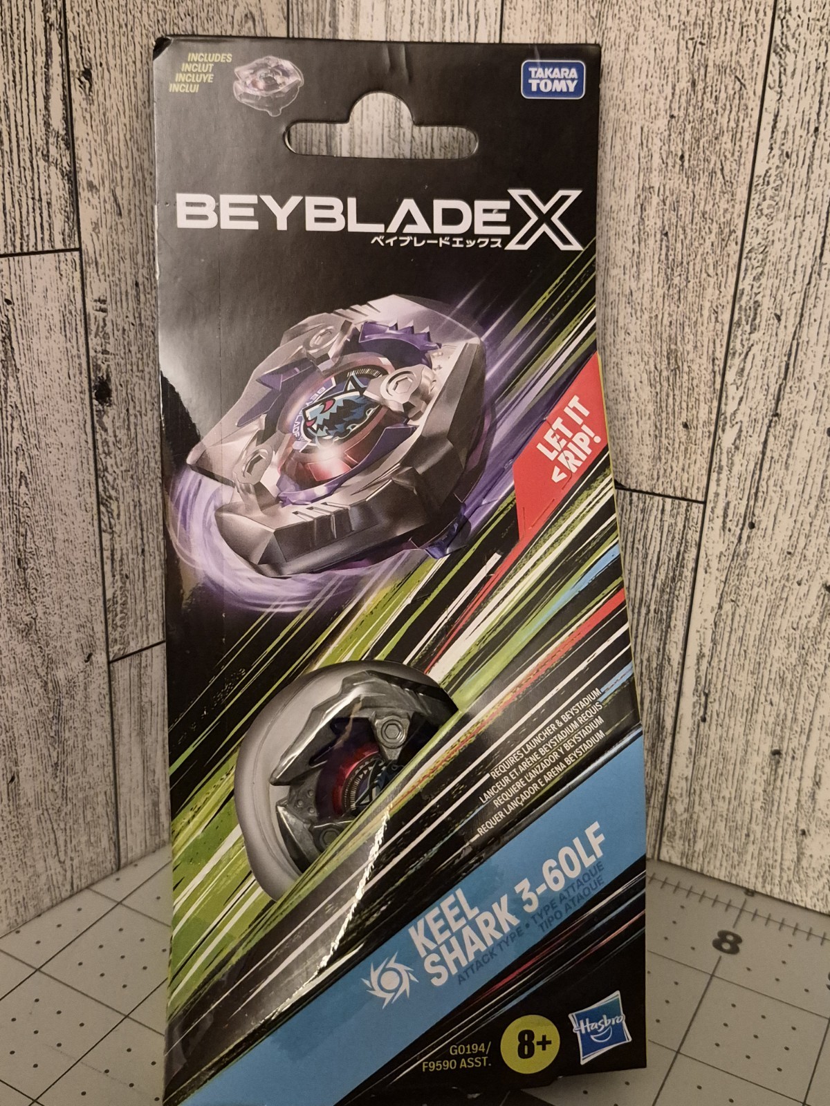 Beyblade X Keel Shark 3-60LF Attack Type Top New in Package