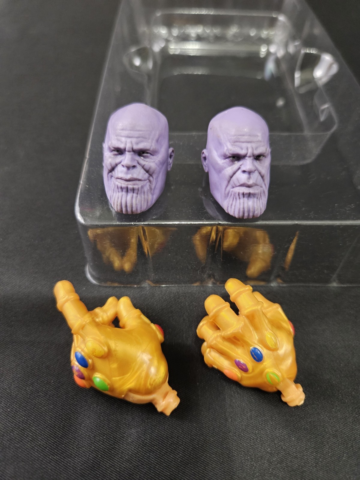 Marvel Legends Hasbro Thanos Infinity Guantlet Glove Hands MCU Heads Fodder Lot