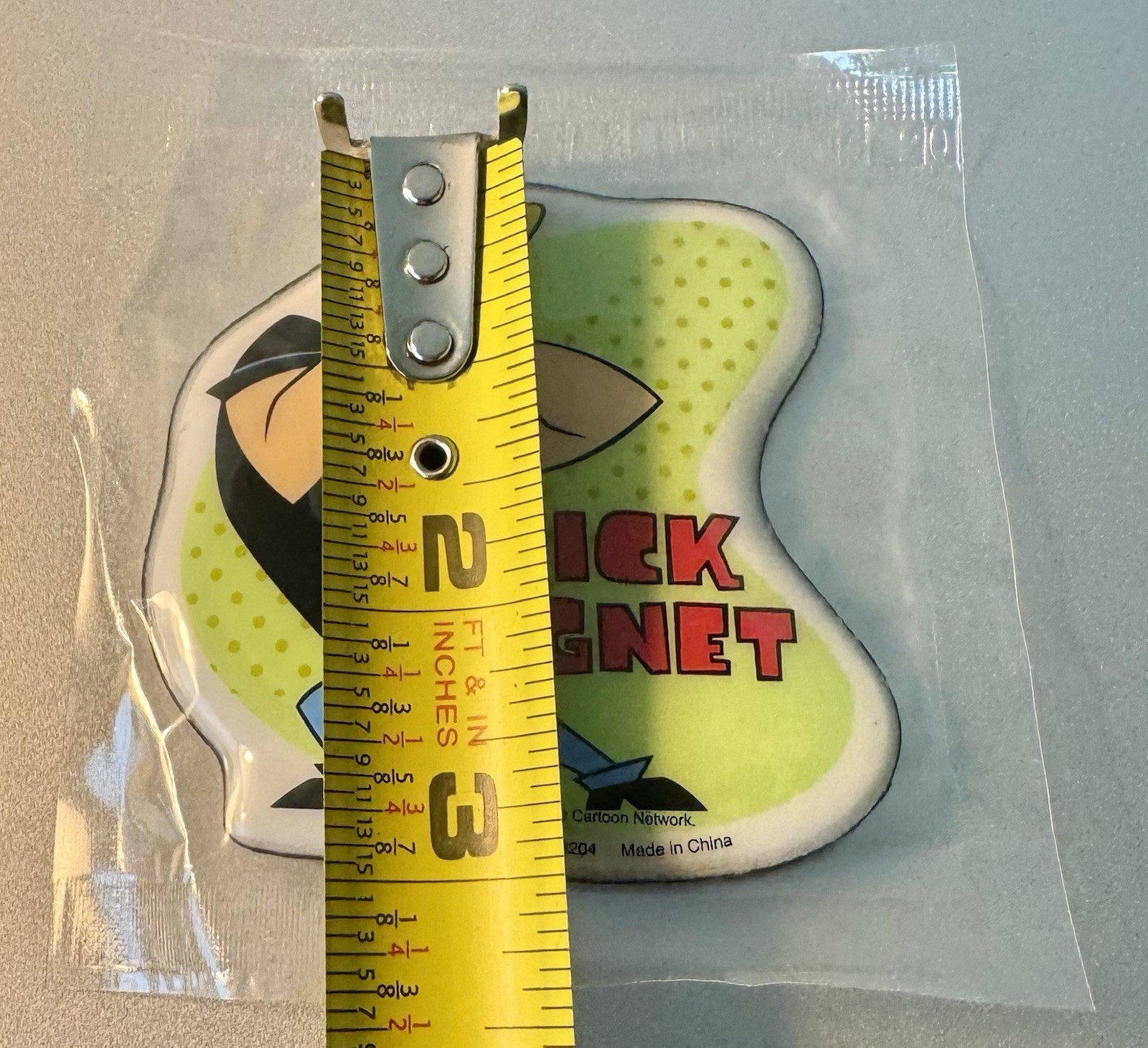 Johnny Bravo « chick Magnet » New Sealed Puffy Magnet Pop-Tarts Prize 2000 Y2K