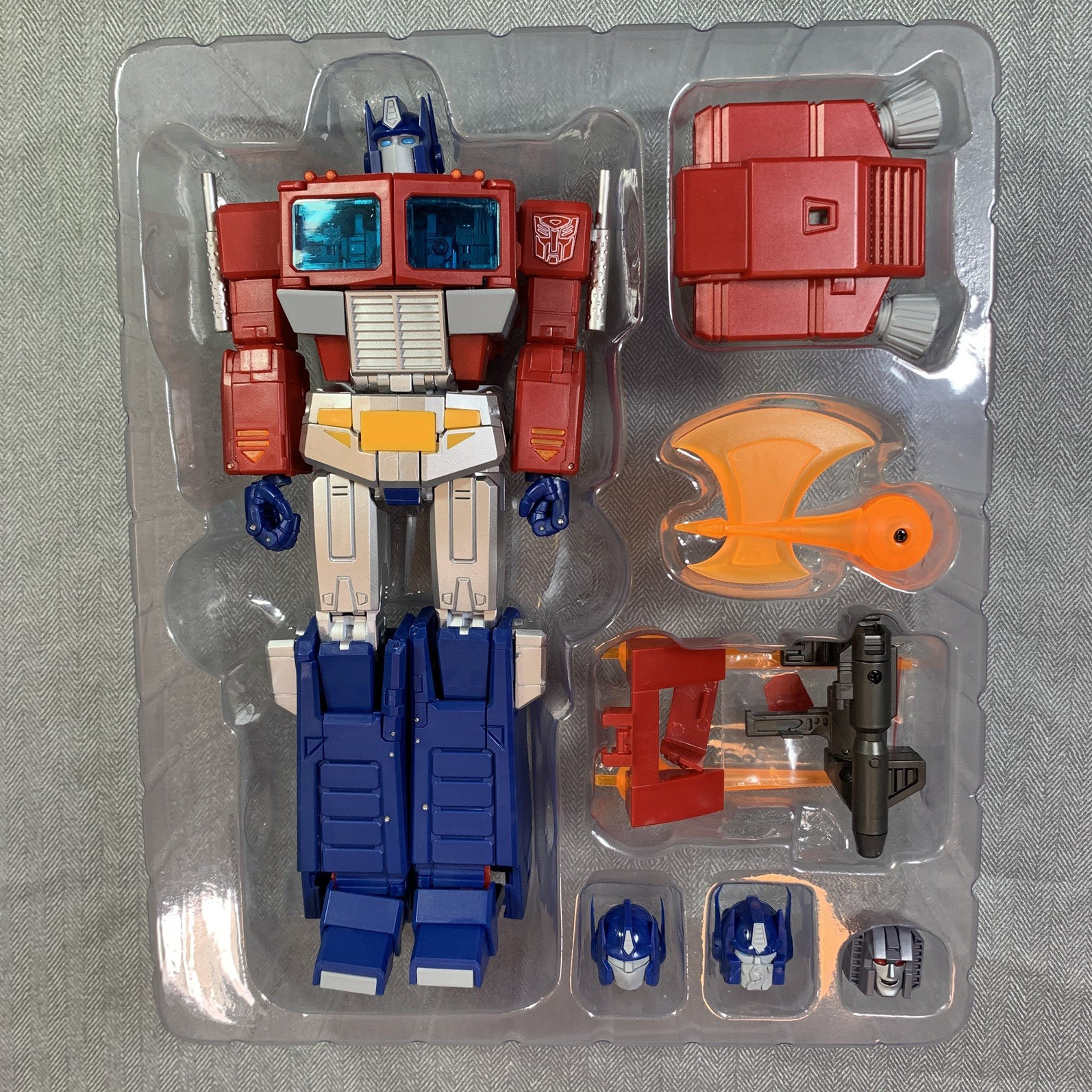 Masterpiece Transformers 4th Party KO Optimus Prime Version 3.0 Silver Legs