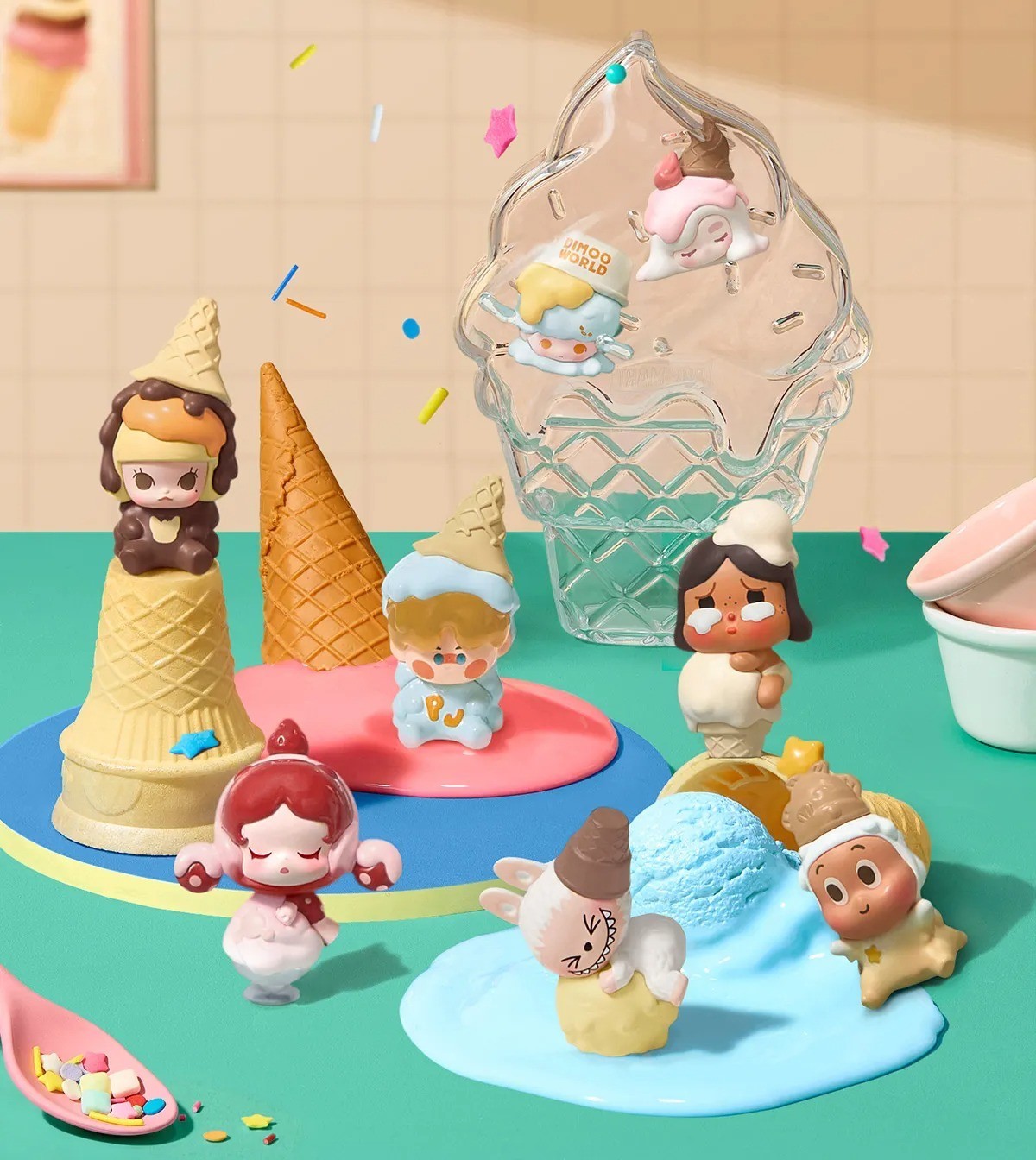 POP MART Pop Bean Ice Cream Series Box Set Gift