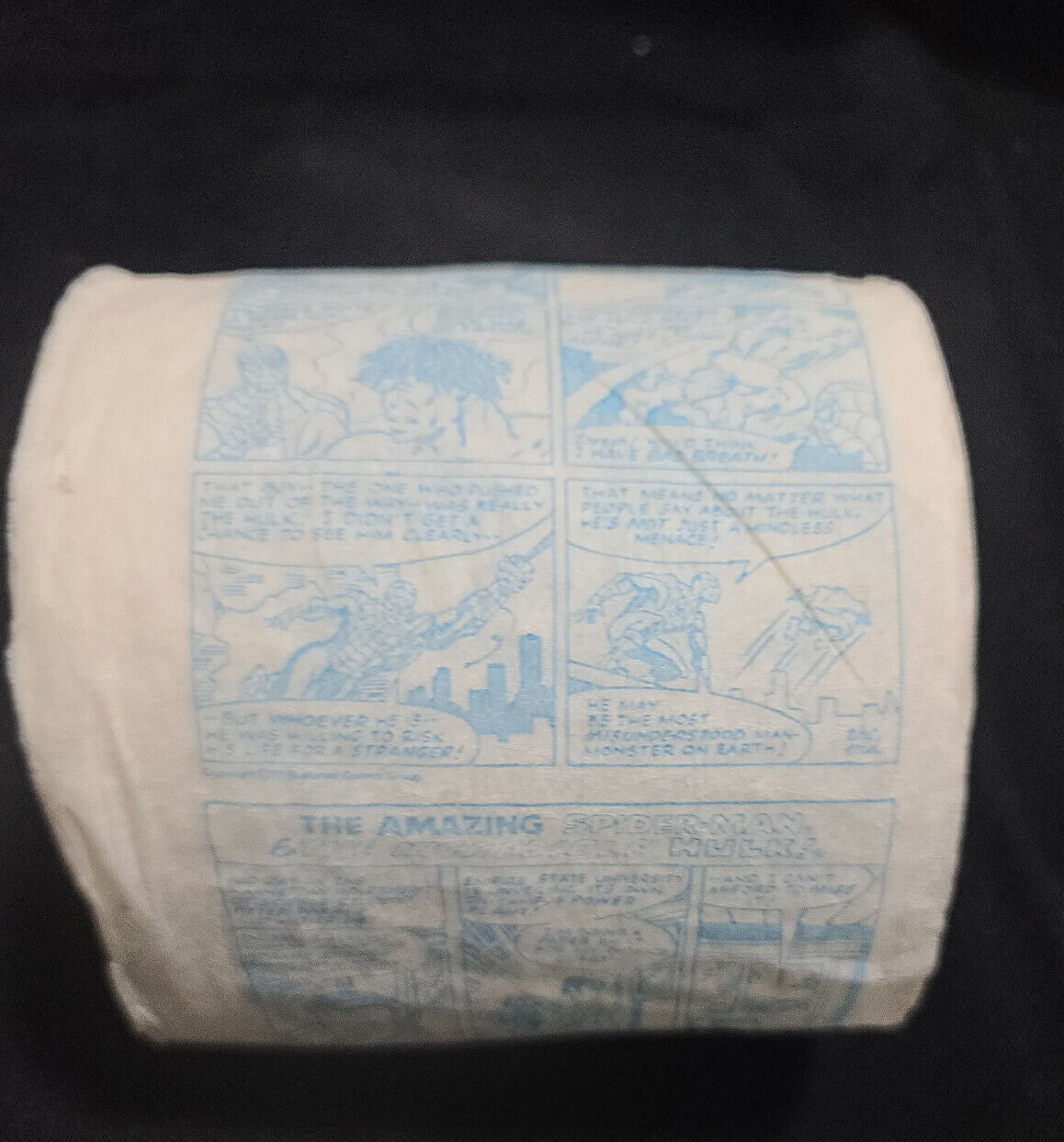 ❤Rare Marvel Comics Amazing Spider-Man Incredible Hulk Toilet Paper Oh Dawn 1979