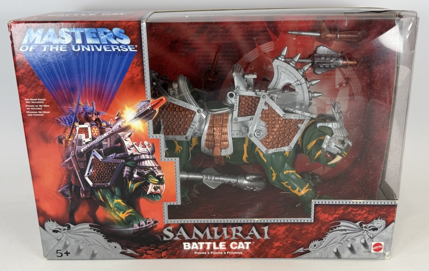 SAMURAI BATTLE CAT MASTERS OF THE UNIVERSE MOTU MATTEL ACTION FIGURE *NEW*