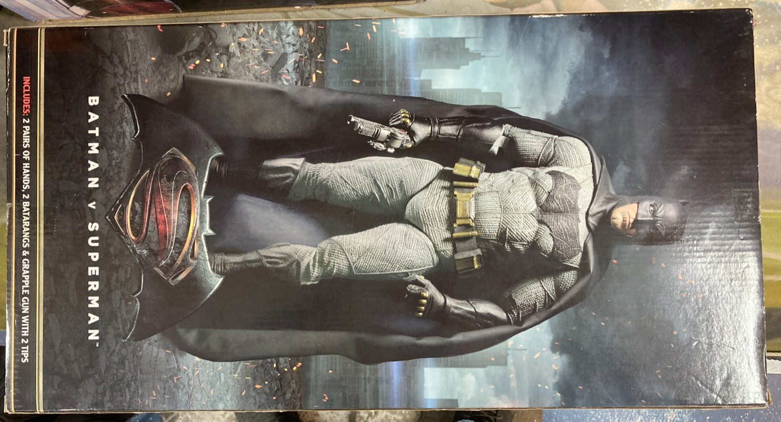 Neca Batman v Superman Batman Ben Affleck 1/4 Scale 18&Prime; Action Figure