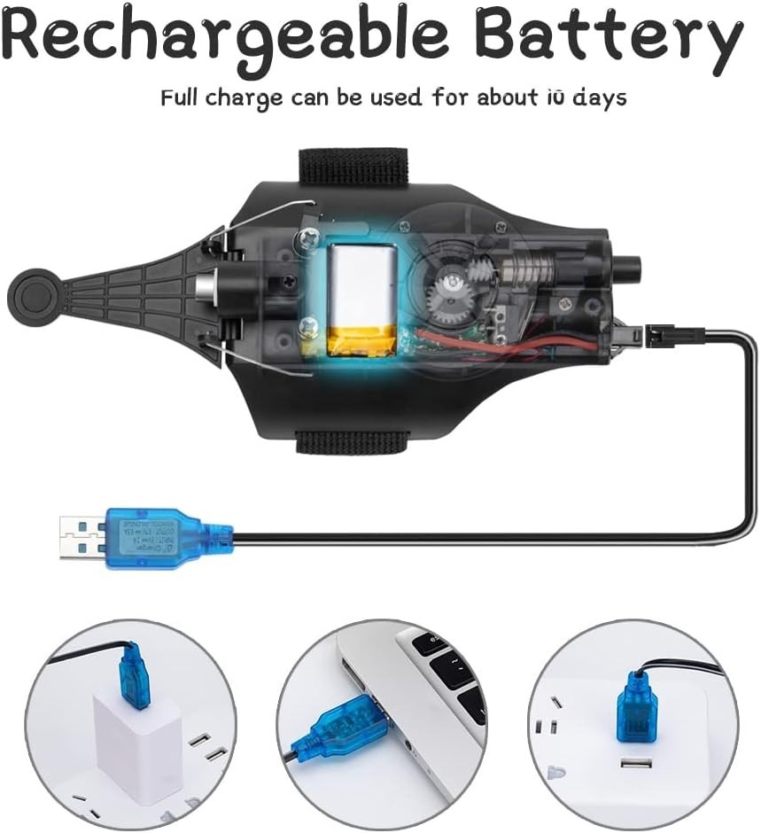 Rechargeable Spider String Shooter – Safe Role-Play Toy for Superhero Adventures