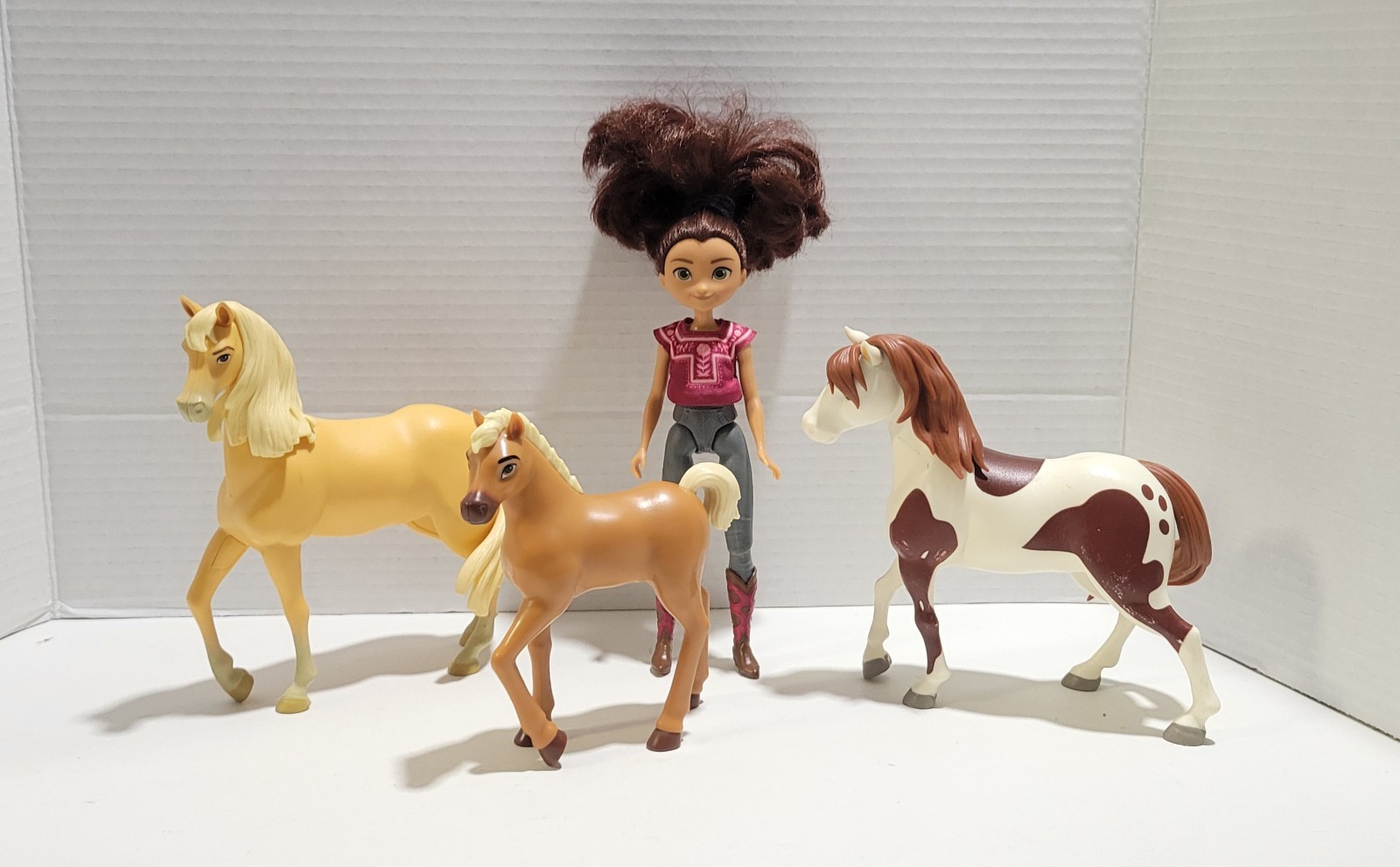 Spirit Lucky Prescott, Chica Linda, Colt & Boomerang