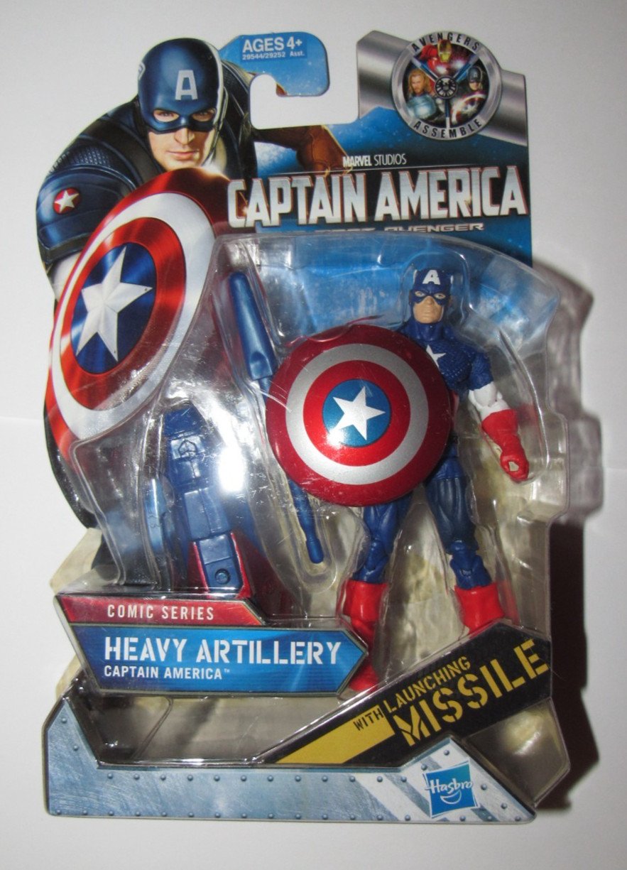 Marvel Universe 3.75 figure Captain America Comic Series Heavy Artillery NEW