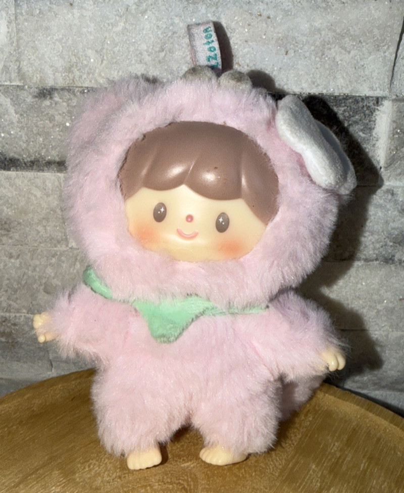 ZZOTON Strawberry Cat Fruit Party Plush Doll Pink Kawaii Rare Collectible Toy