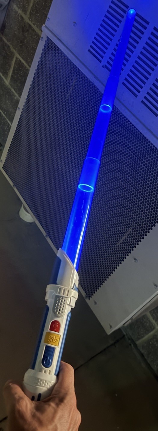 Star Wars Lightsaber Blade Builders Blast-Tech blue Light & Sounds