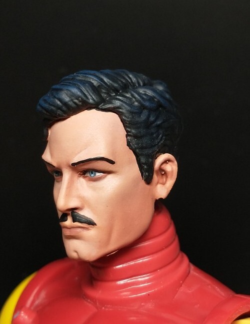 HEAD ONLY Marvel Legends Custom painted Head Tony Stark Ironman