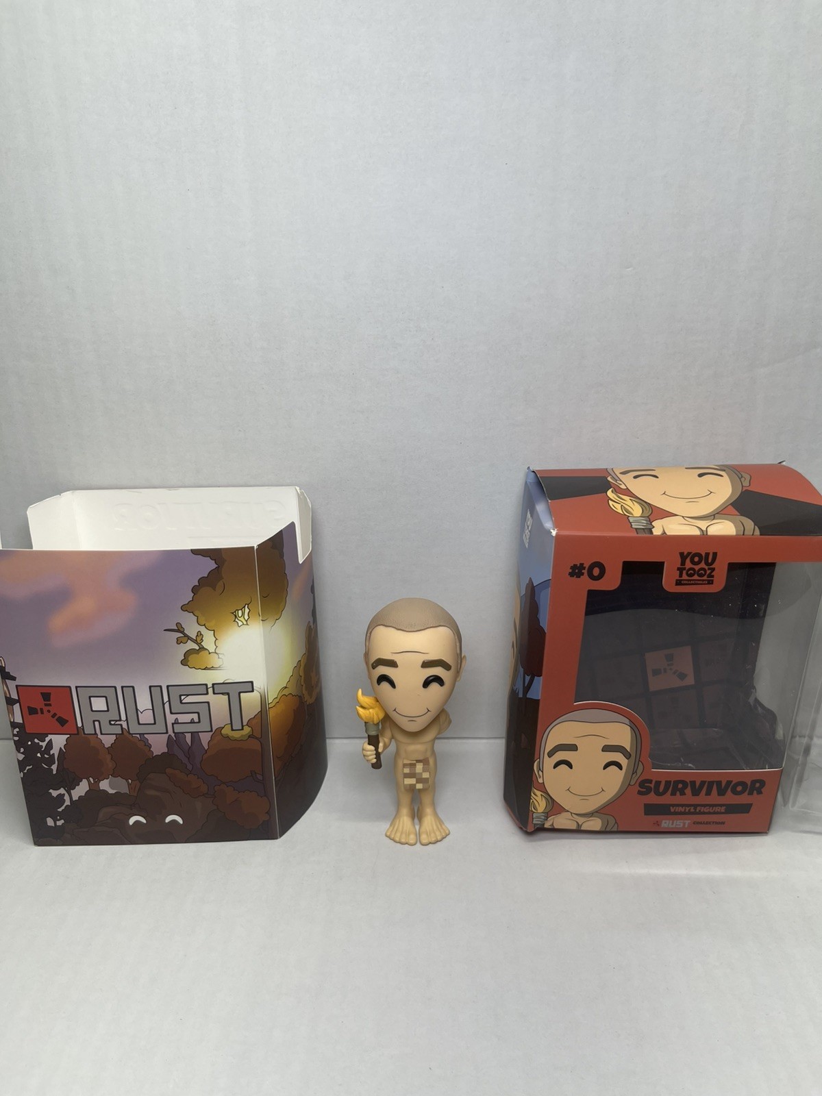 You Tooz Survivor 4.4&Prime; Vinyl Figure, Official Licensed Collectible Survivor Rust