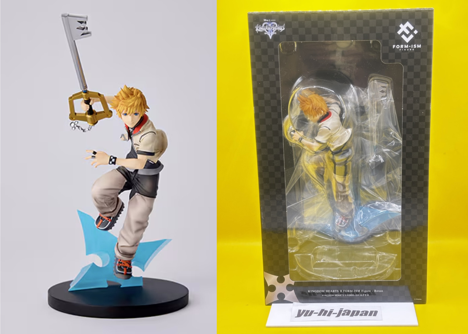 Kingdom Hearts II FORM-ISM Roxas Figure Square Enix Japan New Fast Shipping