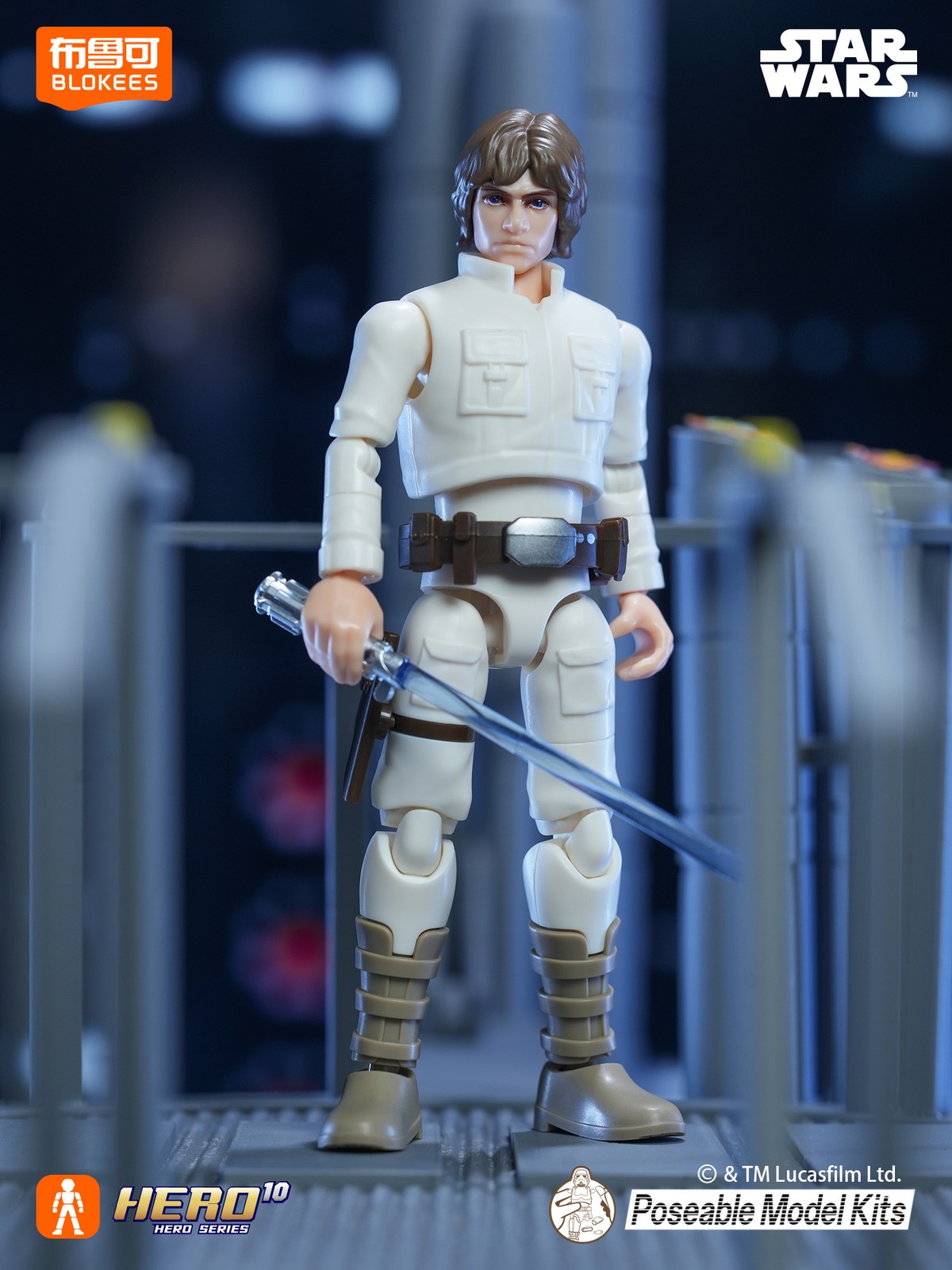 Blokees Star Wars Luke Skywalker Action Figures Blind Box GV02 Model Kit Toys