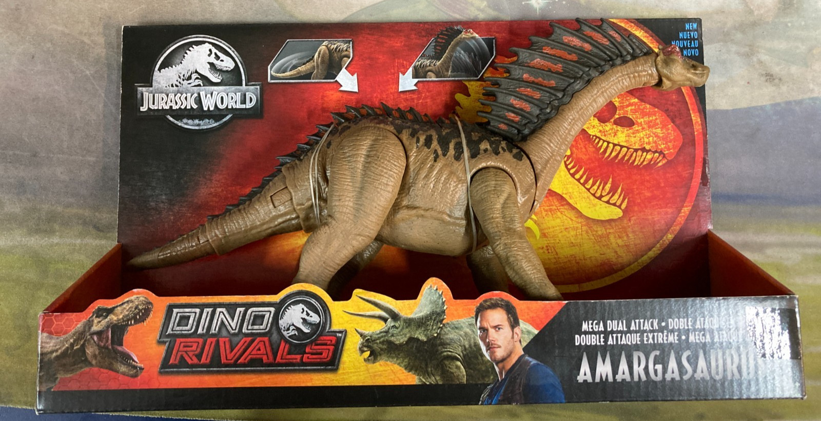 Jurassic World Park Dino Rivals Amargasaurus Brachiosaurus Brontosaurus LongNeck