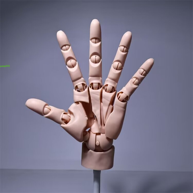 Hand Model Movable Finger Joint Sculptures Anime Painting Element Art Tool 1:1