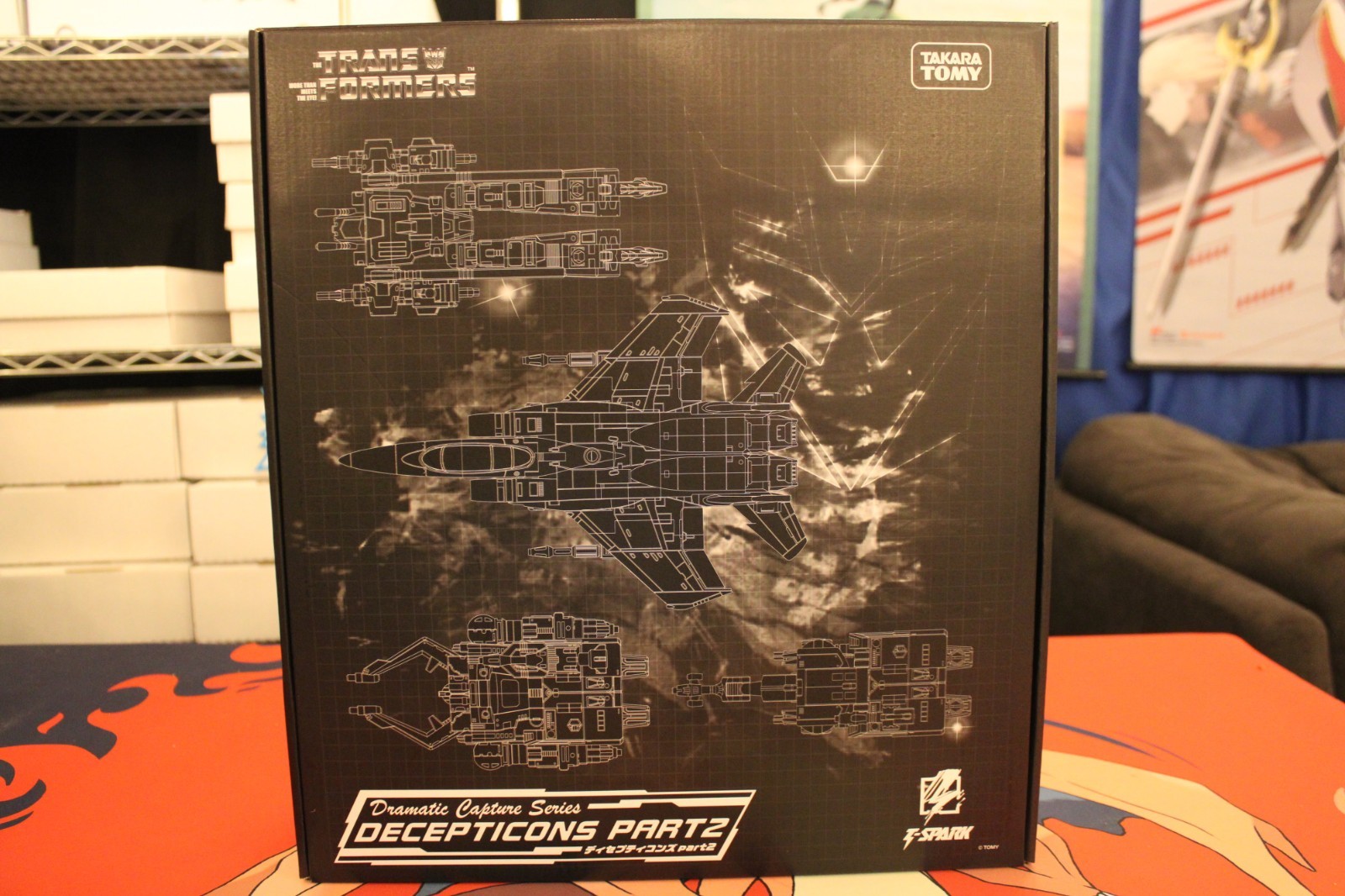 Takara Tomy Transformers Import Dramatic Capture Series Decepticons Part 2