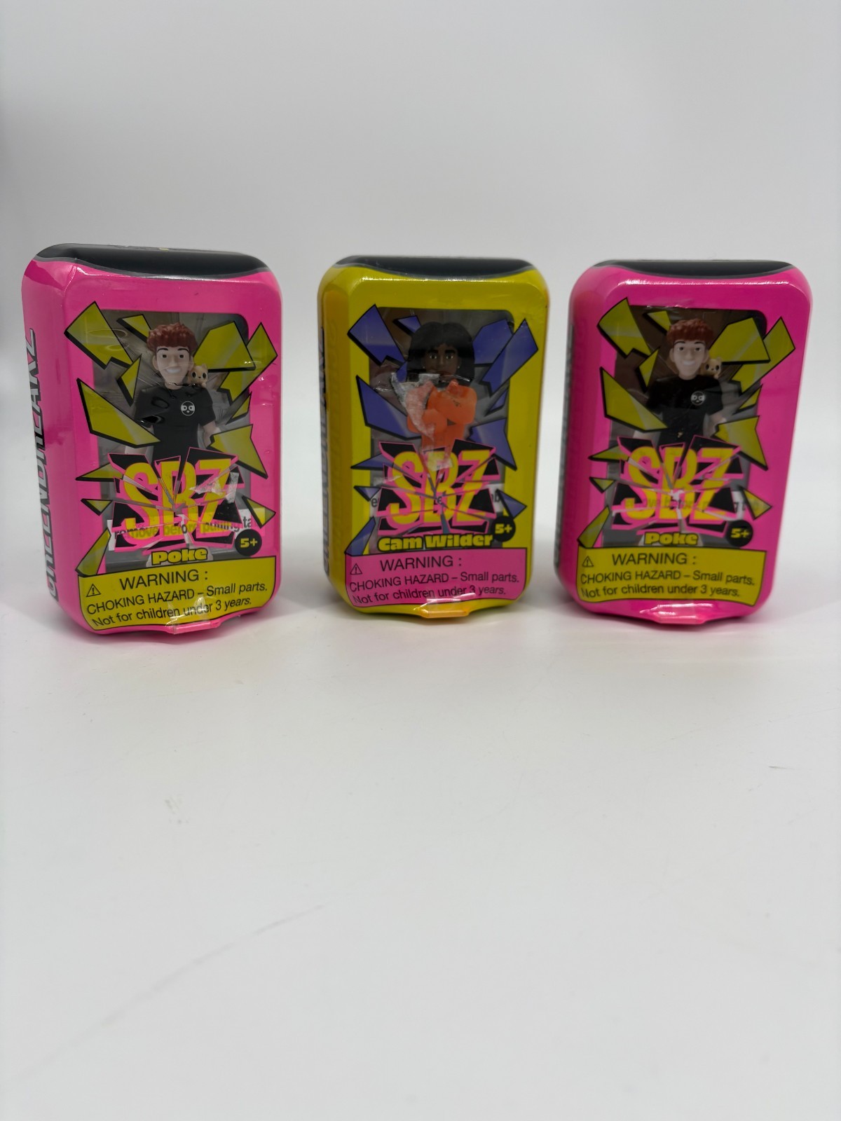 Lot of 3 SBZ Screen Breakz 2 Pokes and 1 Cam Wilder- New