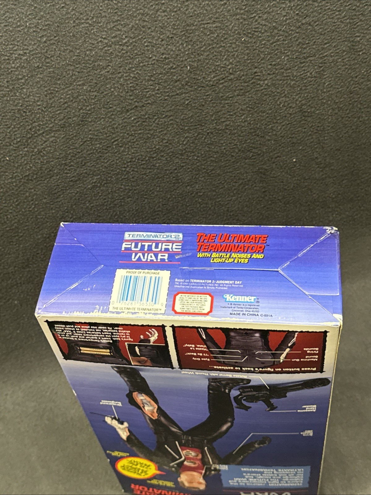 Terminator 2 12”Talking Figure Light-Up Eyes 1991 Kenner The Ultimate Terminator