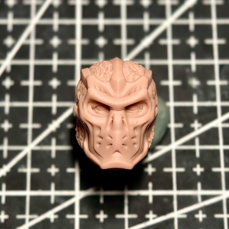 1/12 1/10 1/18 Scale Space Killer Jason Head Sculpt Unpainted Fit 6&Prime; ML SHF Neca