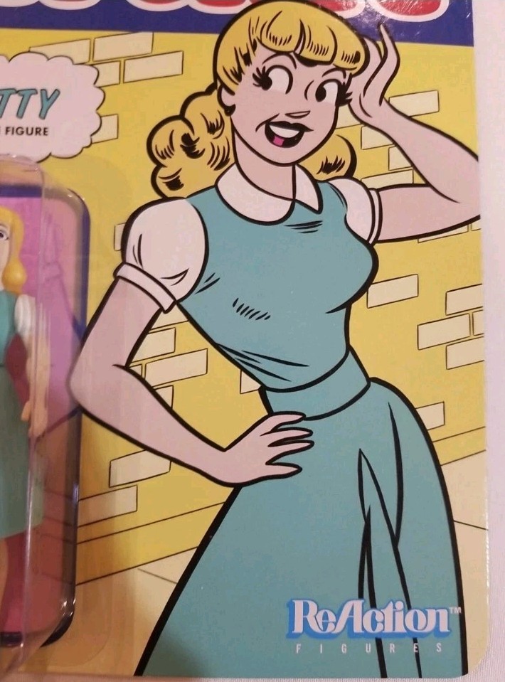 Betty FROM Archie Super 7 S7 3.75&Prime; ReAction Action Figure New AGES 14+ NOC