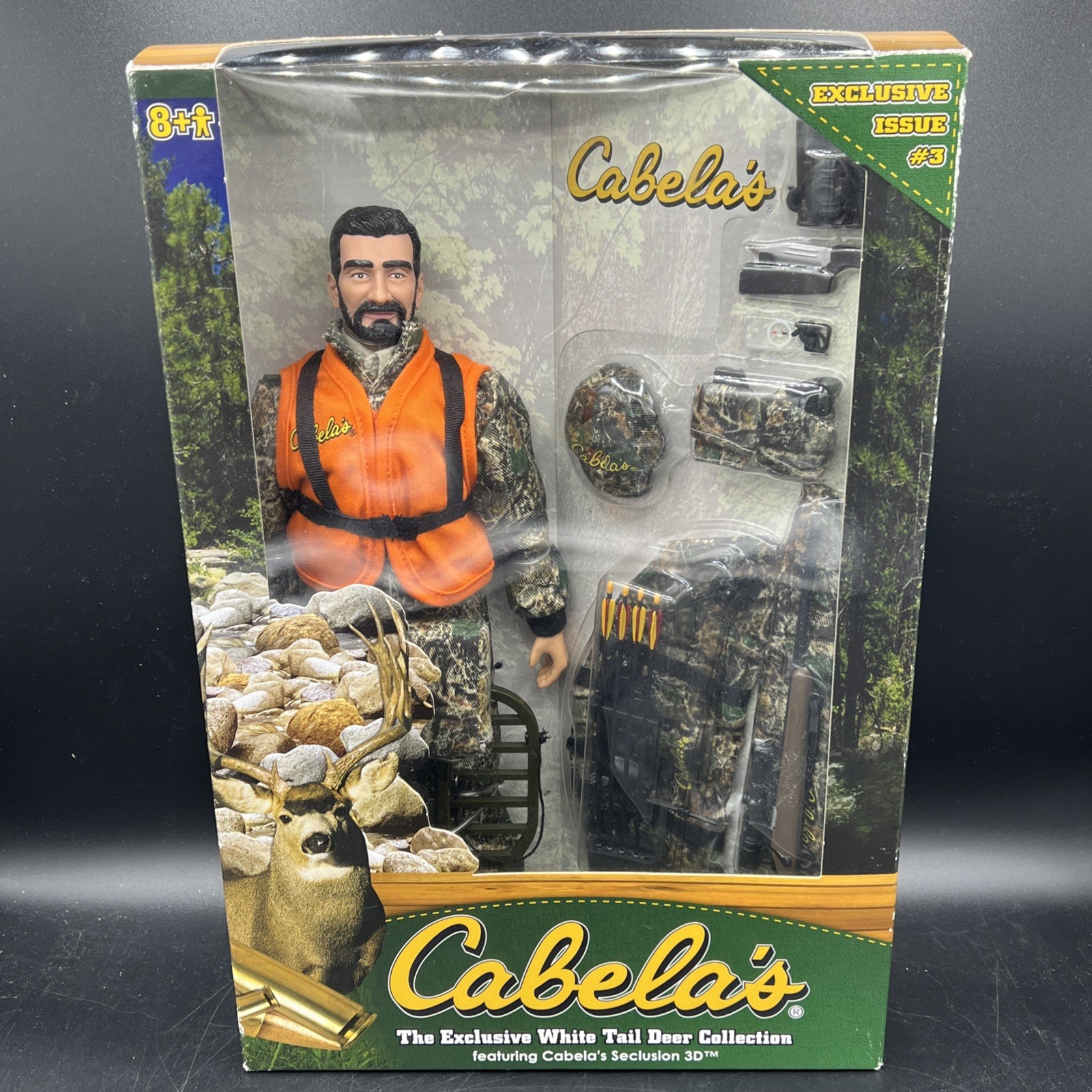 Cabela&rsquo;s Outdoor Sportsman 12” Collectible Figure White Tail Deer Hunter
