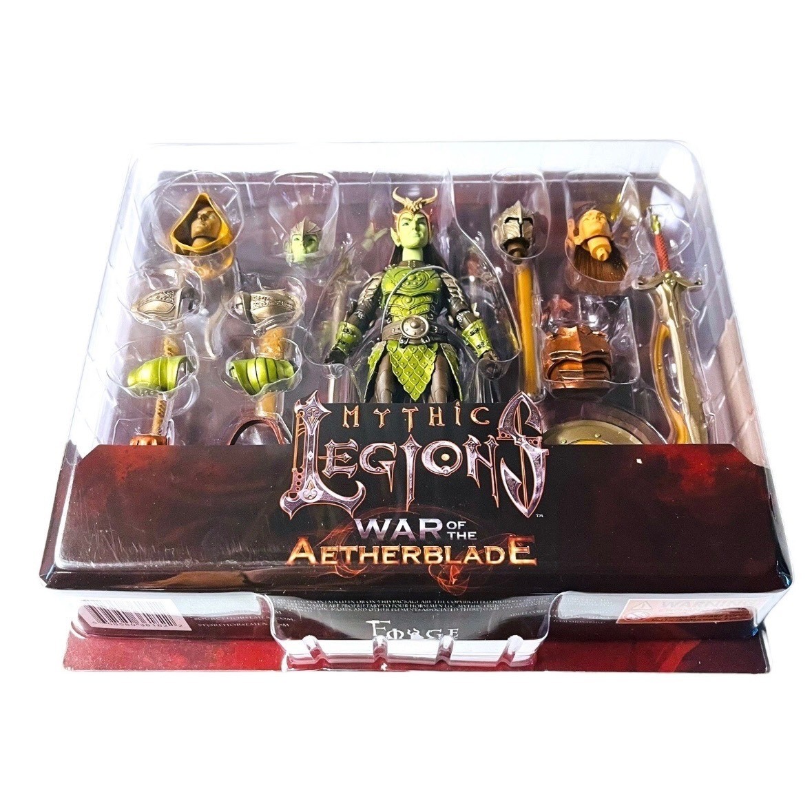 Mythic Legions Tactics War Aetherblade Male Elf Deluxe Legion Builder Bonus Head