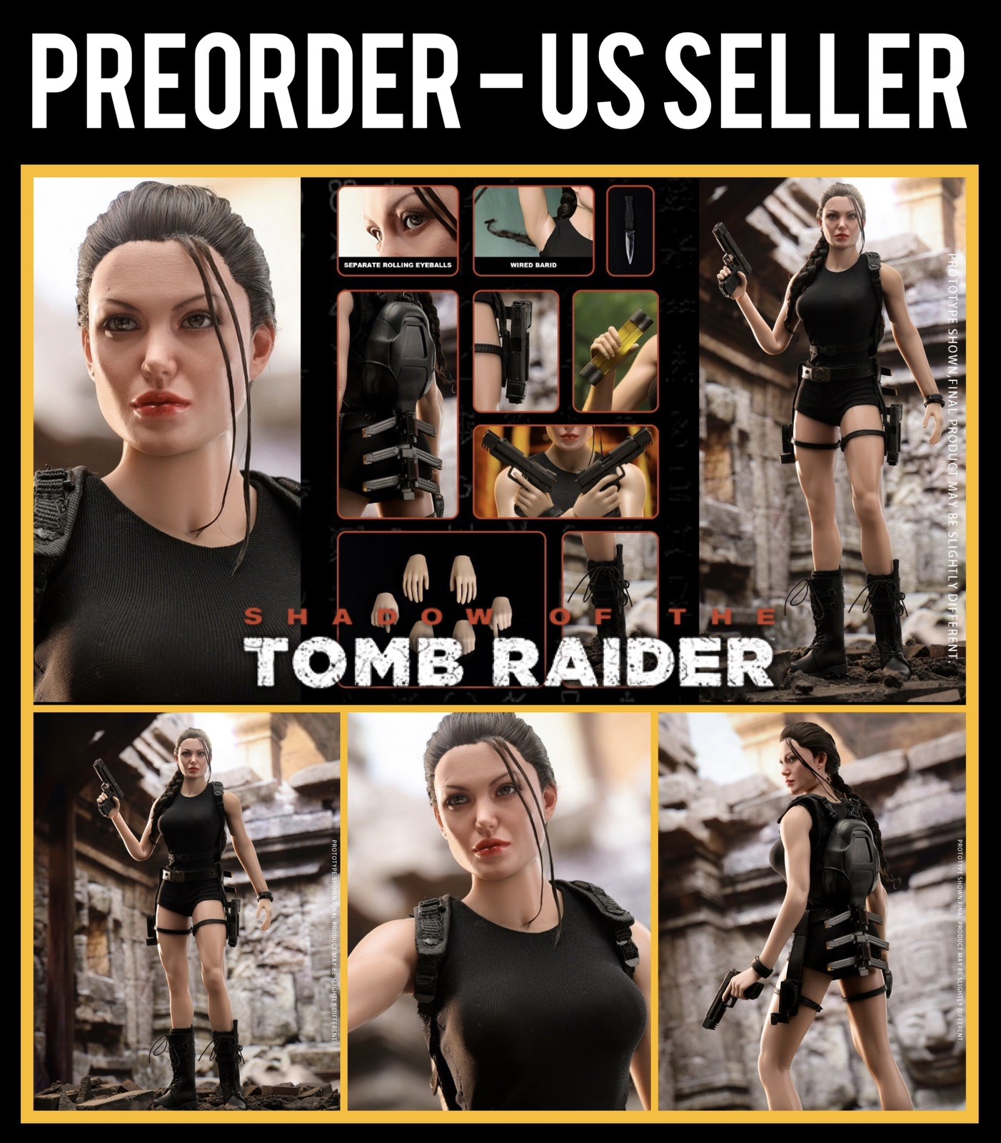 PREORDER – 1/6 Tomb Raider Lara Croft Jolie Figure CODEX COD-011 – US SELLER