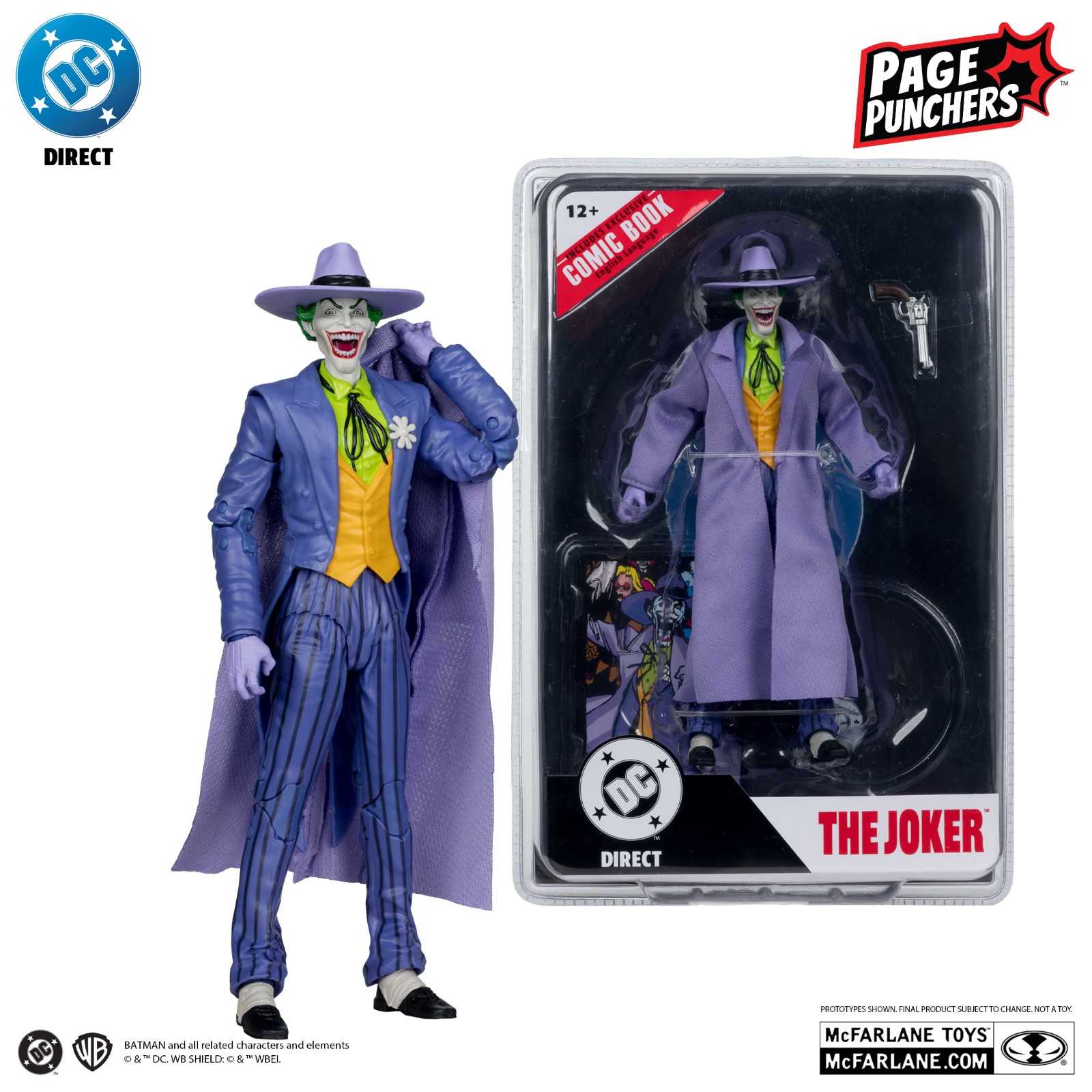 DC Direct The Joker (Page Punchers) 7-Inch Scale Action Figure (New) (In Stock)