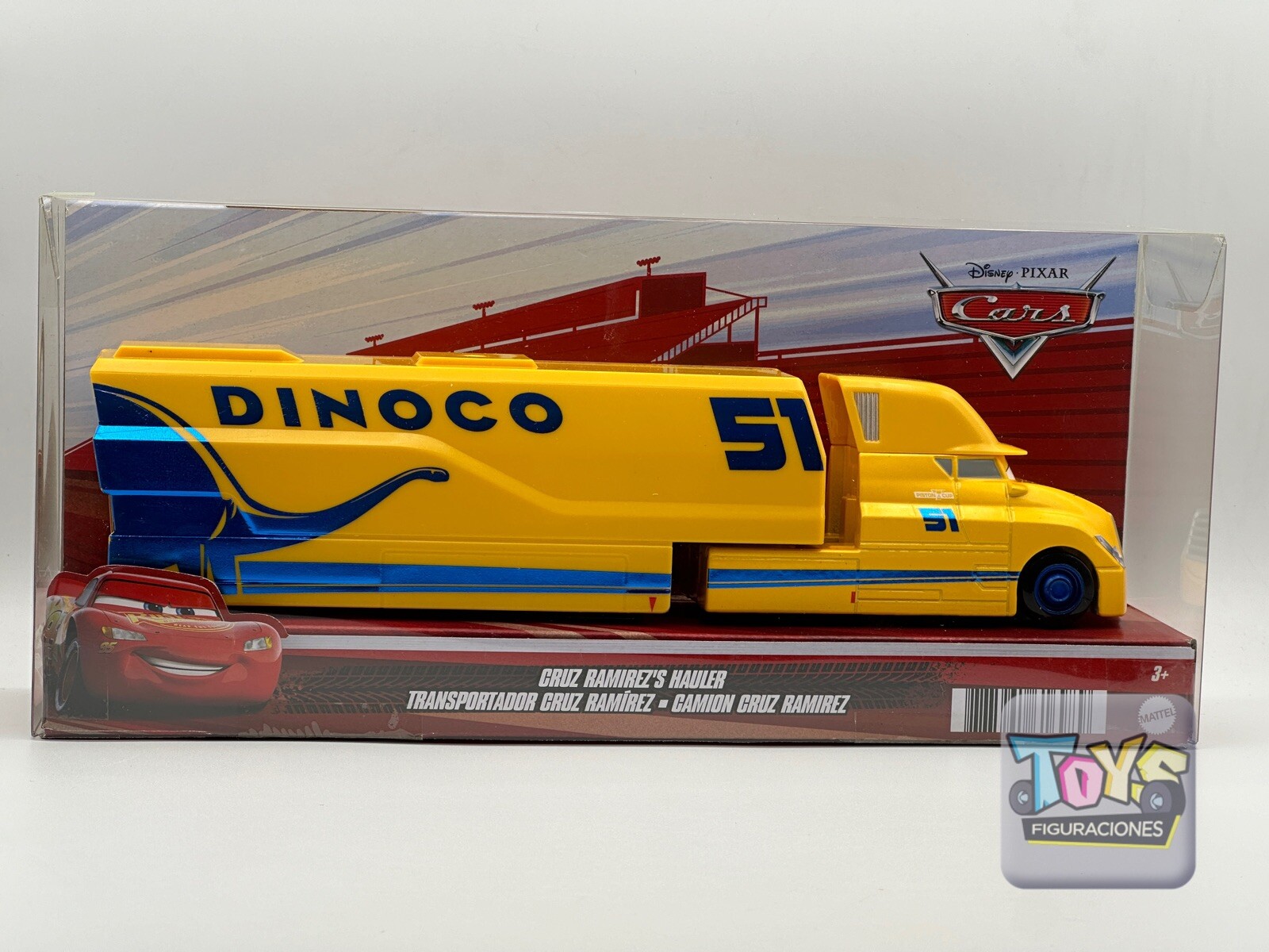 Disney Pixar Cars Dinoco Cruz Ramirez Hauler NEW First Time In Die Cast 1:55
