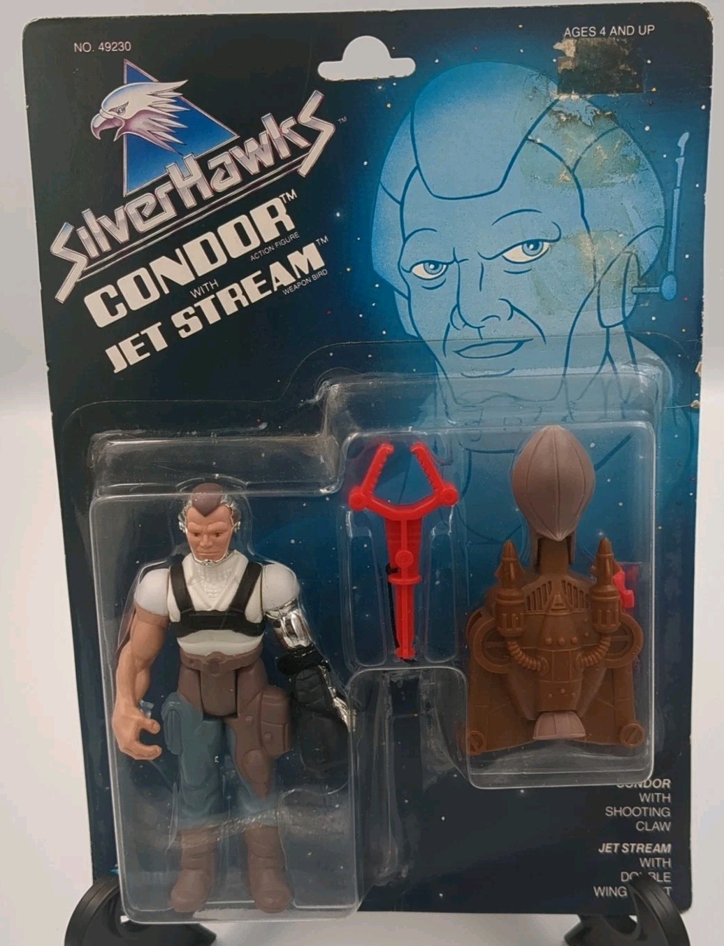 Vintage 1987 SilverHawks Condor w/ Jet Stream, Kenner MOC No. 49230