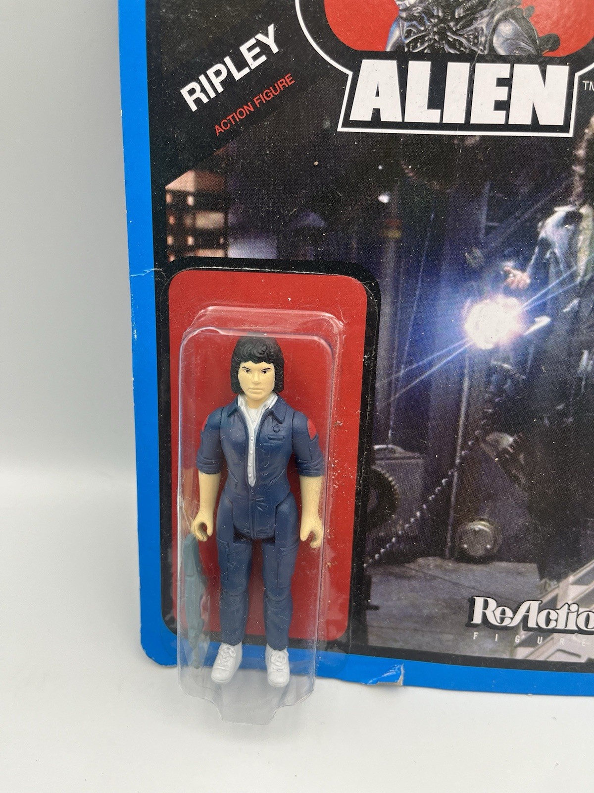 Alien RIPLEY Figure SEALED Super7 ReAction 2013 NYCC Exclusive Blue MOC NICE!!!