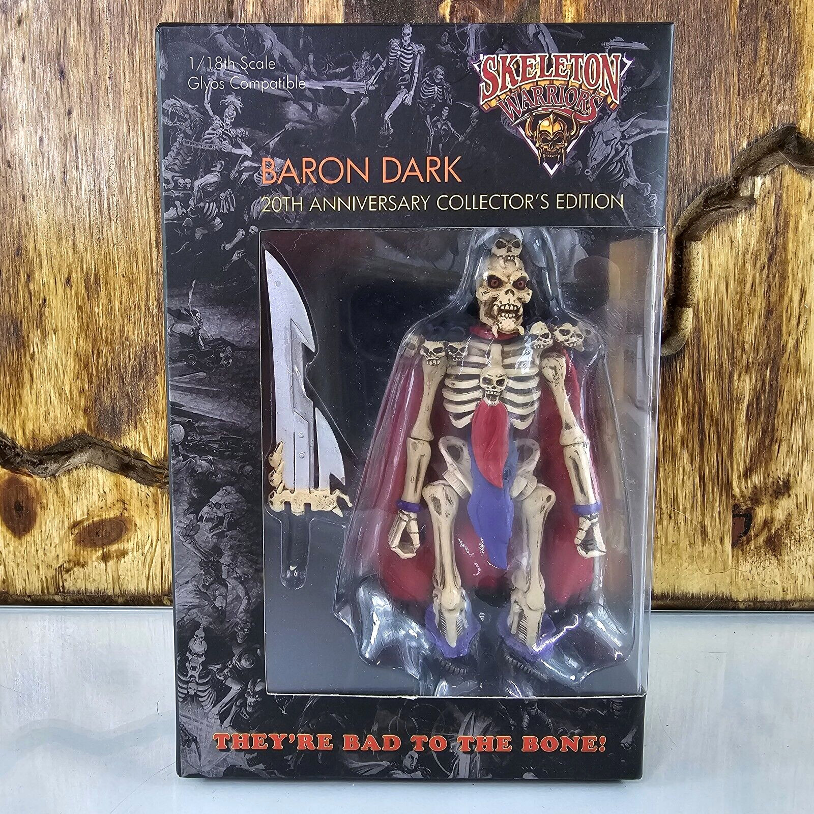 Glyos Skeleton Warriors BARON DARK October Toys 20th Anniversary 1/18 Scale NEW