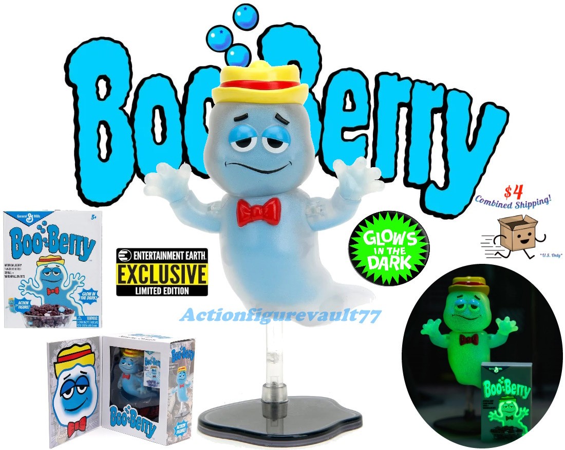 General Mills Jada Toys BOO BERRY Cereal Figure *Glows in the Dark*