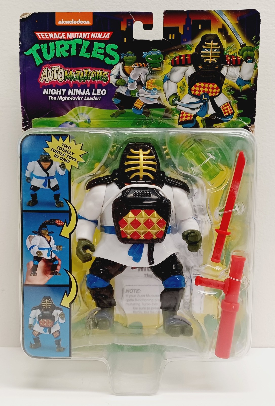2024 Teenage Mutant Ninja Turtles Automutations Night Ninja Leo NEW PACKAGE WEAR