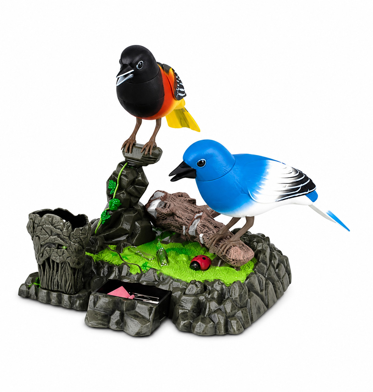 Baltimore Orioles Realistic Chirping Birds Gift Set Bird Display