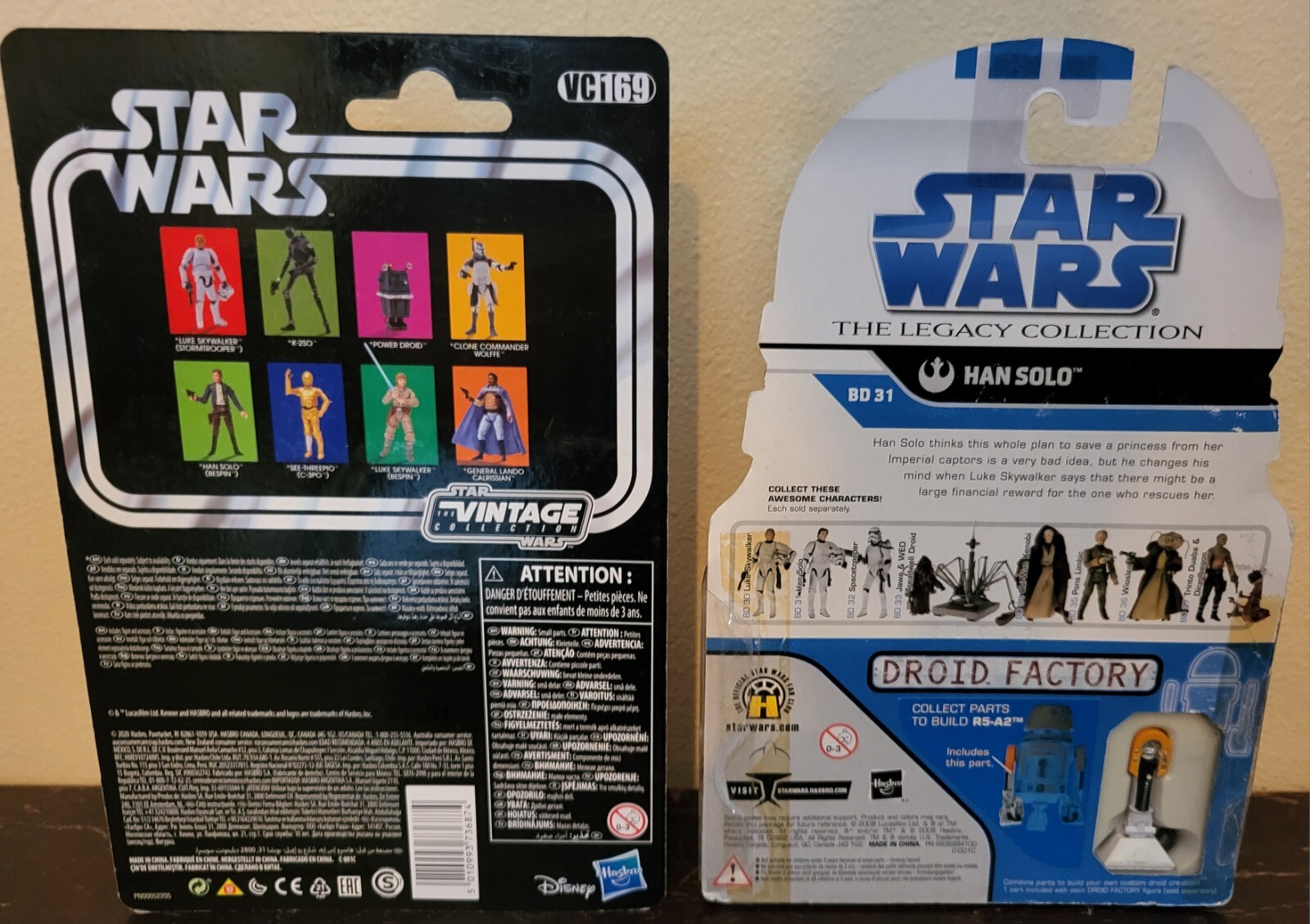Hasbro Star Wars Luke Skywalker & Hon Solo Stormtrooper Disguise New Hope MOC