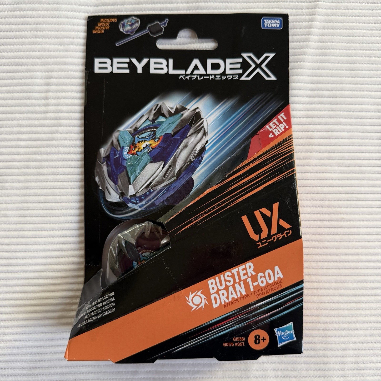 Beyblade X Buster Dran 1-60A UX Starter Pack Set with Attack Type Top NIB